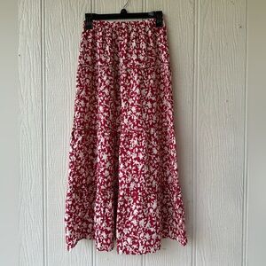 Japra Floral Midi Skirt